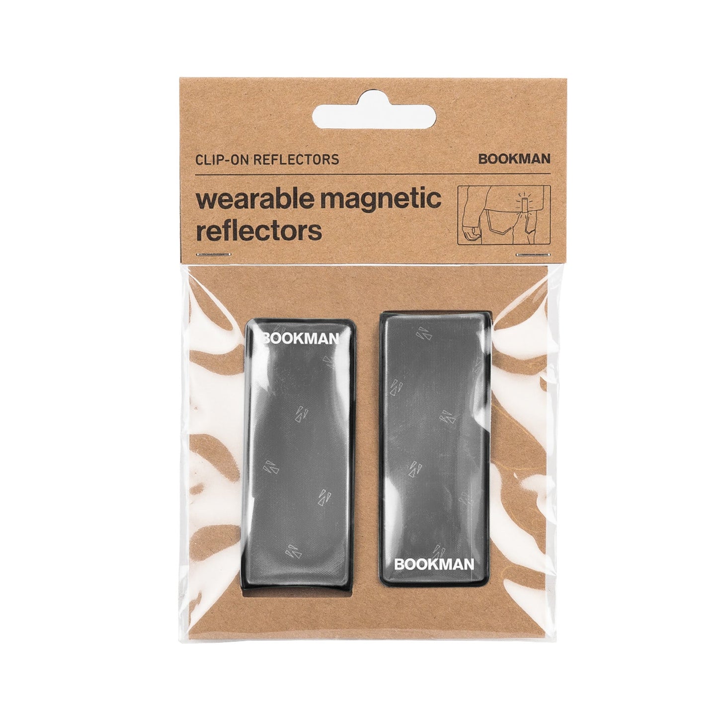 Clip-on Reflectors クリップオンリフレクター 反射クリップ Black