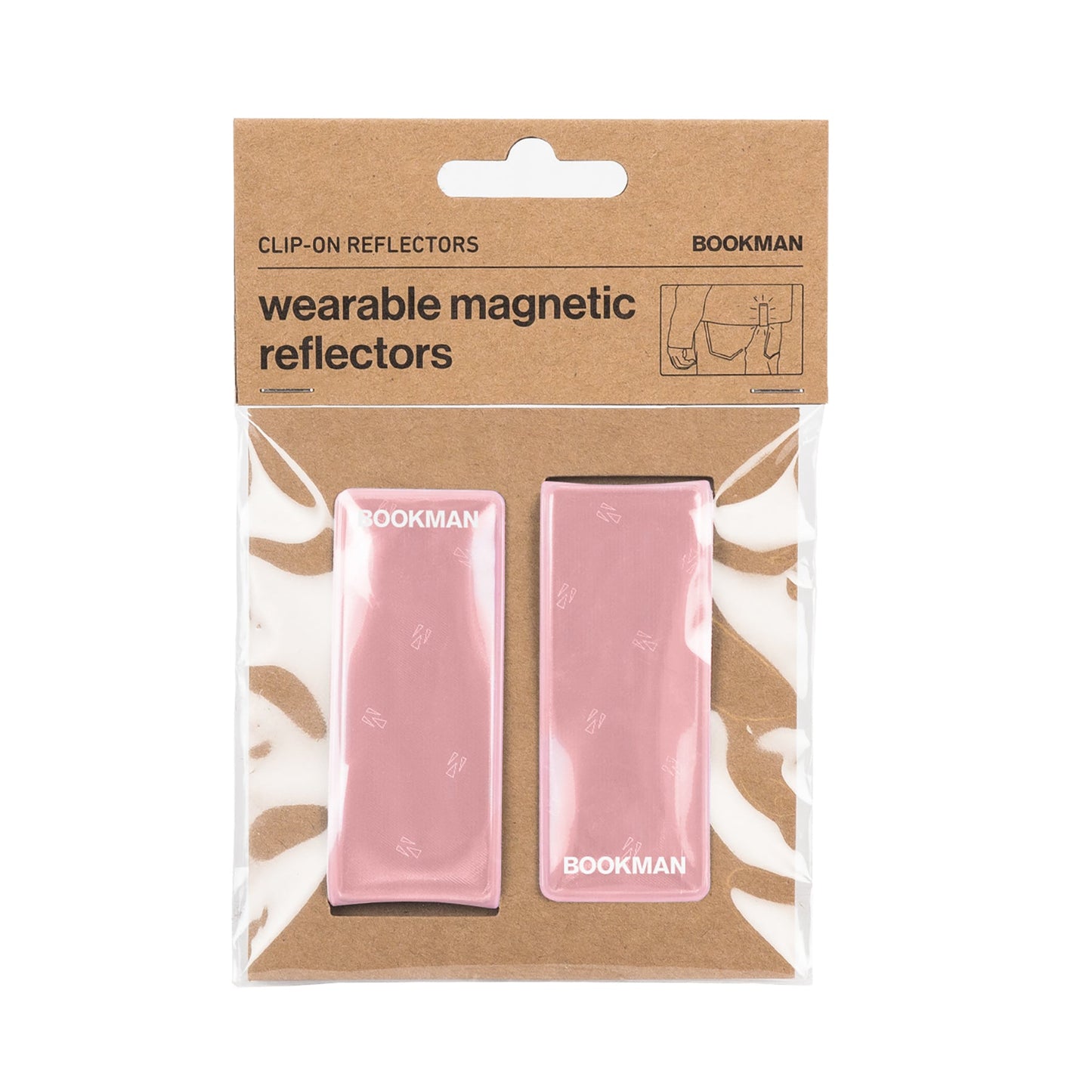 Clip-on Reflectors クリップオンリフレクター 反射クリップ Pink