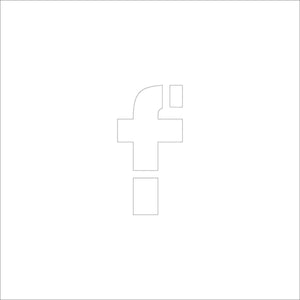 吹付けプレート ステンシル 文字高75 アルファベット小文字f マグネット