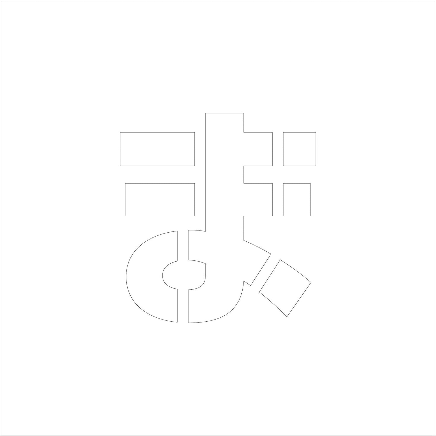 吹付けプレート ステンシル 文字高300 ひらがな ま マグネット