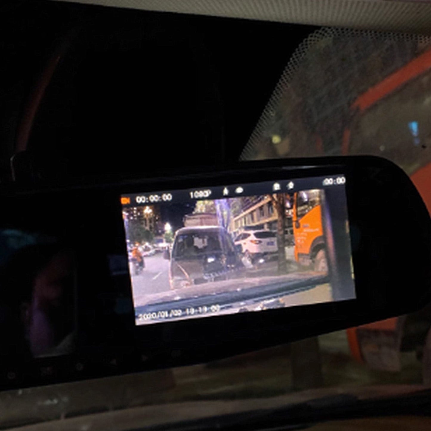 デジタルランド リアカメラ搭載ミラー型ドライブレコーダー 録画 高画質 煽り運転対策