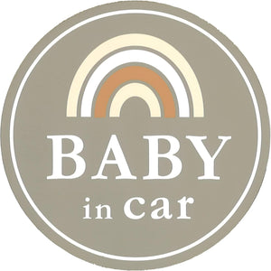 カー用品 セーフティーサイン マグネット レインボー