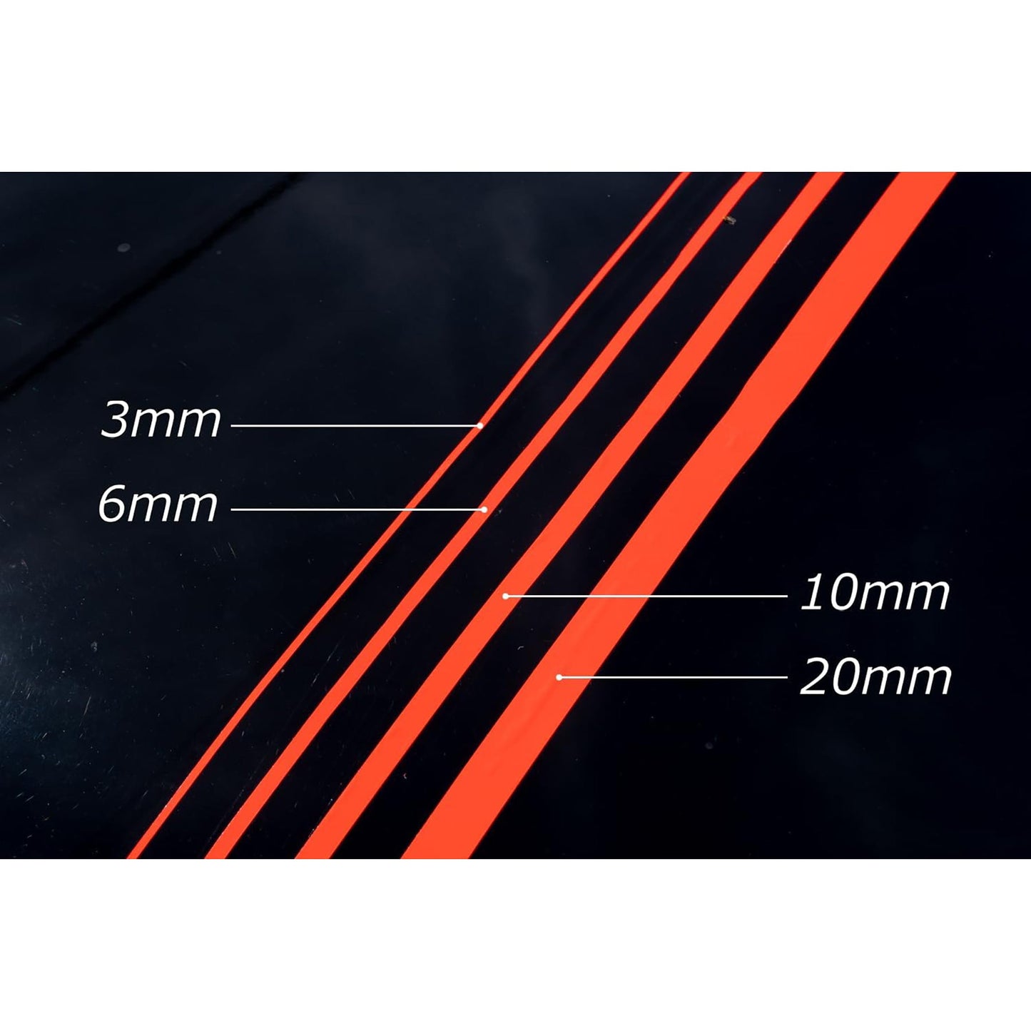 カー用品 蛍光テープ RE 幅6mm×8m巻