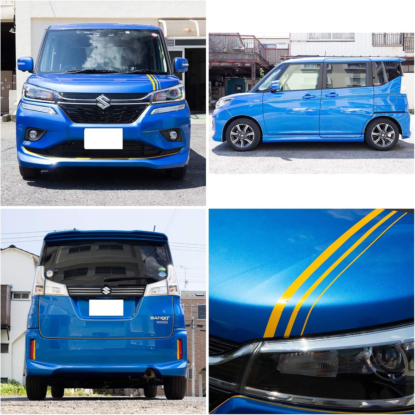 カー用品 反射テープ YE 幅3mm×8m巻