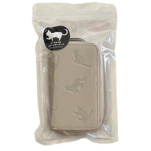 やっぱり猫が好き スマートキーケース グレーホワイト