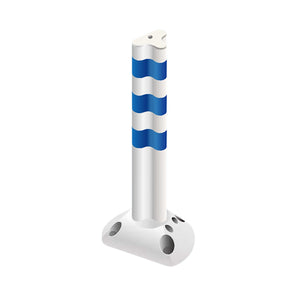 ポストフレックス スリムベース PF-S800 ホワイト 青反射シート