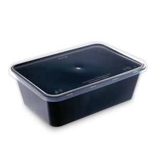 Kiip SLappeR キープスラッパー 保存容器 長方形 Blackタイプ 750ml 250個入り