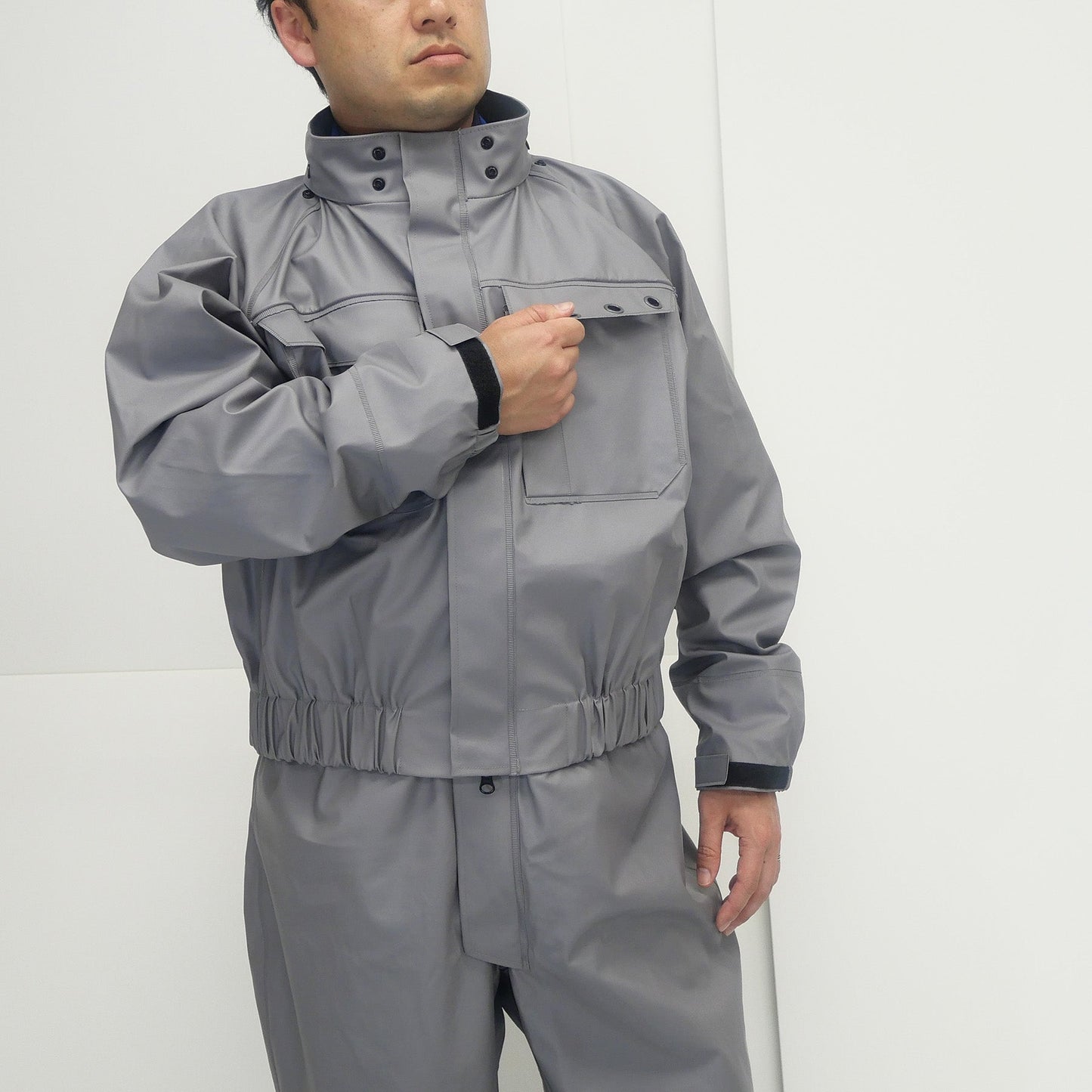 MW専用サロペット 土木作業向け グレー