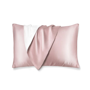 シルク枕カバー 片面シルク 封筒式 43×63cm ローズ