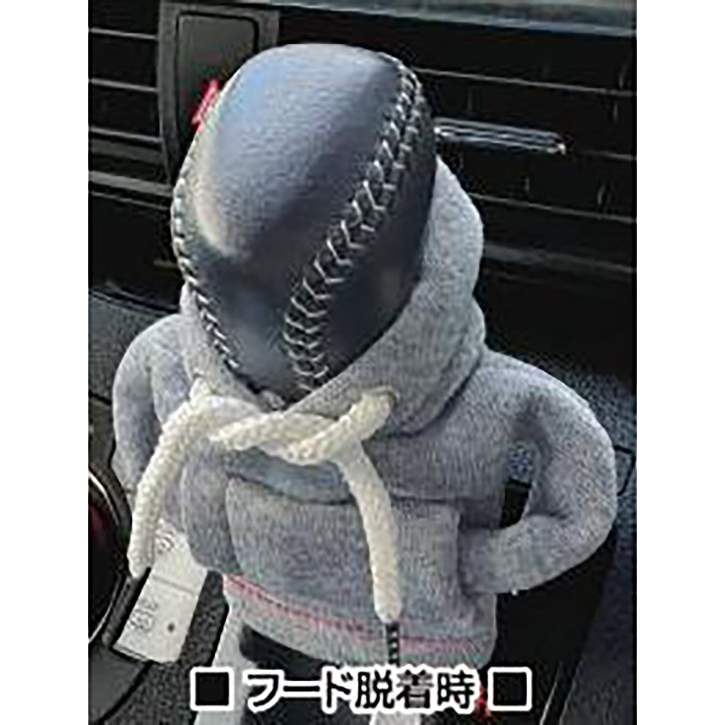 カー用品 パーカー シフトノブカバー(レッド)