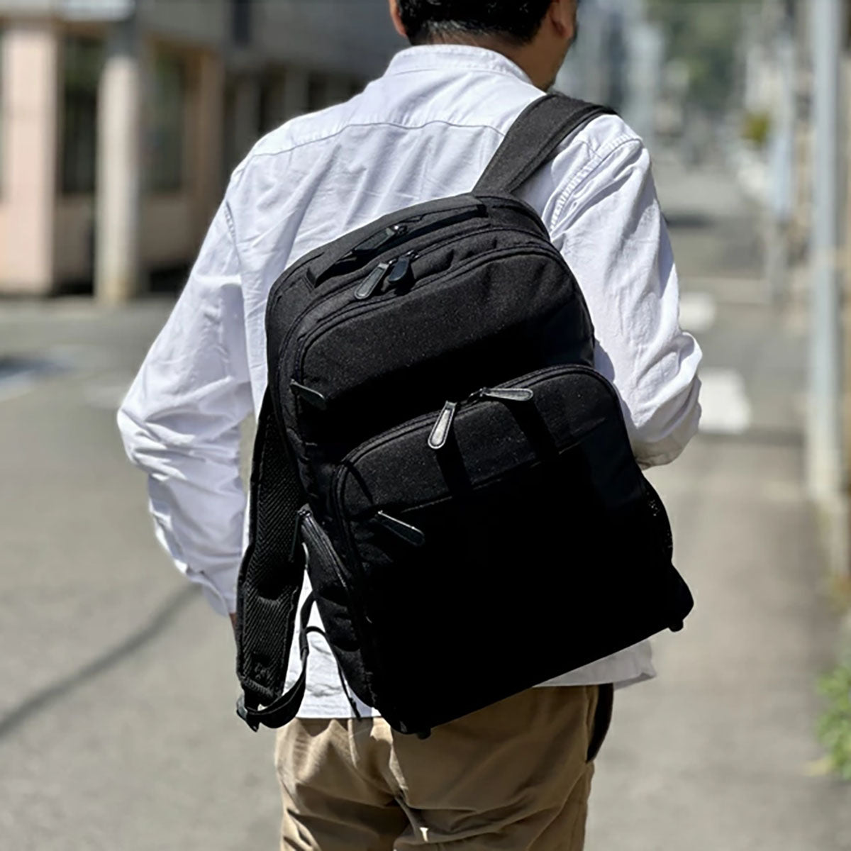 Robert Klein ファン付ビジネスリュック ブラック 8711