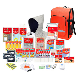 大きく開くdeリュック50点 防災用セット