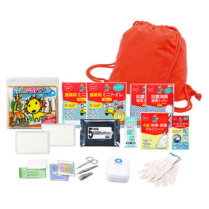 小さめde巾着リュック20点 防災用セット