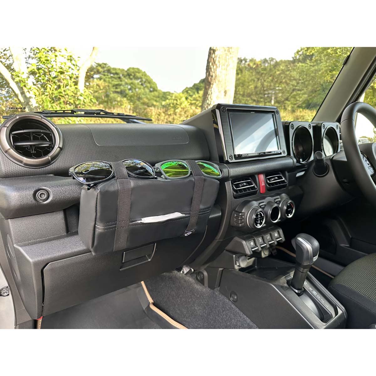 カー用品 ミリタリーエディション ティッシュ&サングラスホルダー