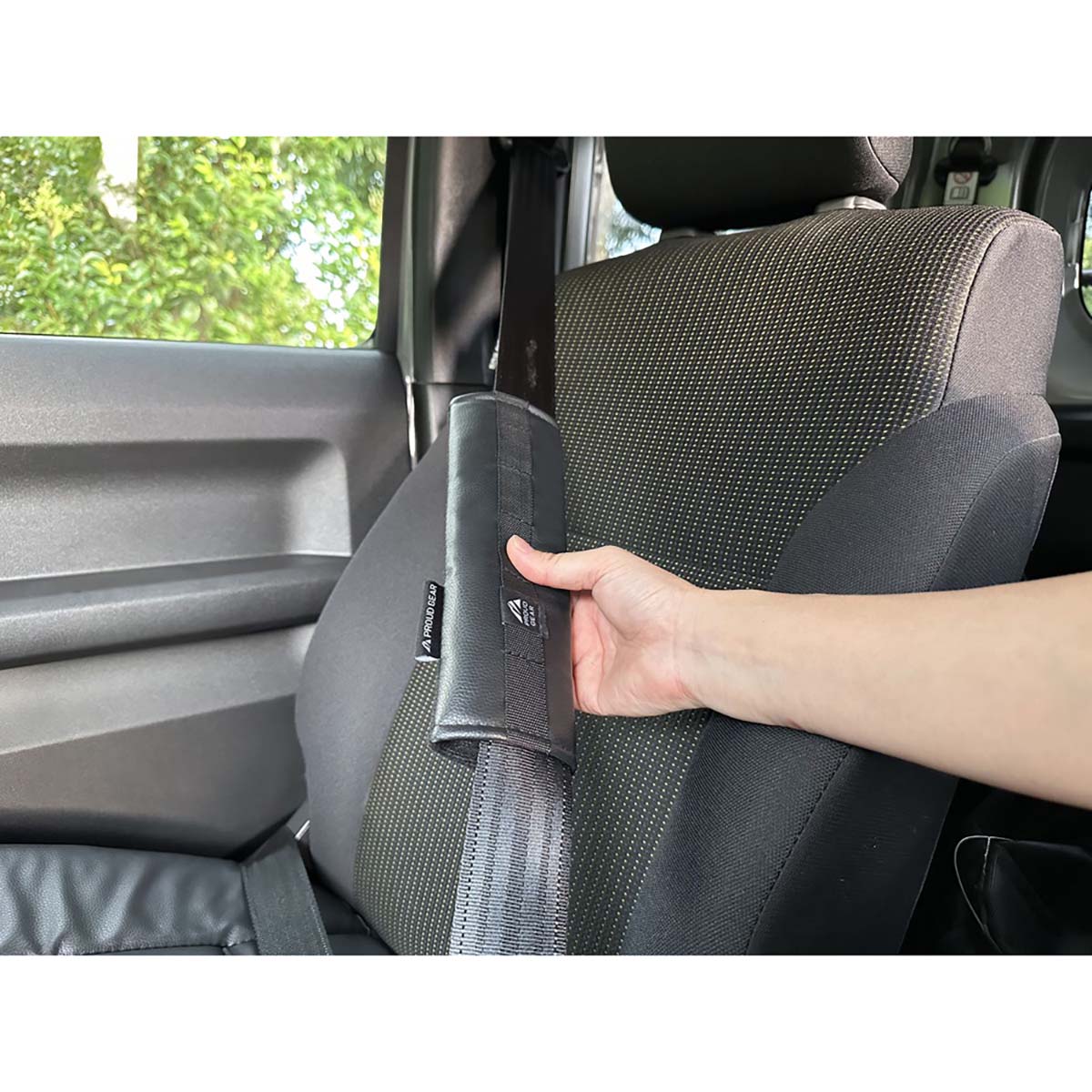 カー用品 ミリタリーエディション シートベルトパッド2P