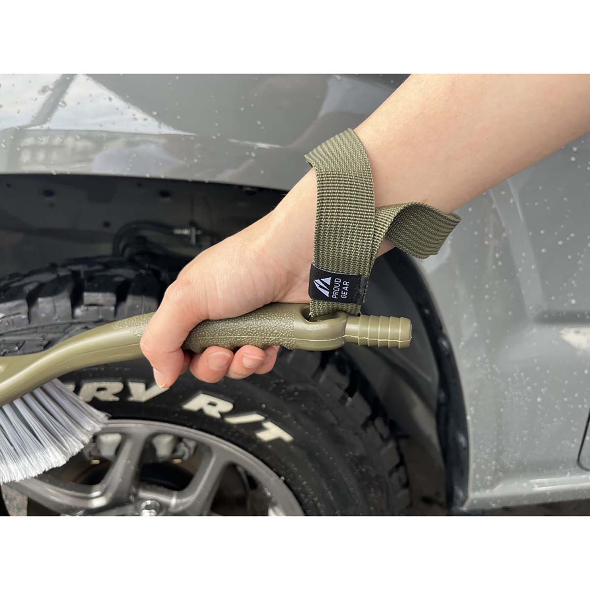 カー用品 プラウドギア 洗車ブラシ マルチバンド付