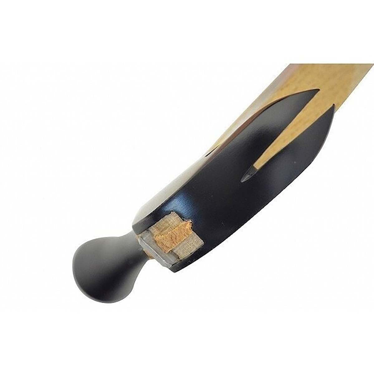 仮枠ハンマー 黒 止付 小 角蛇曲 450mm