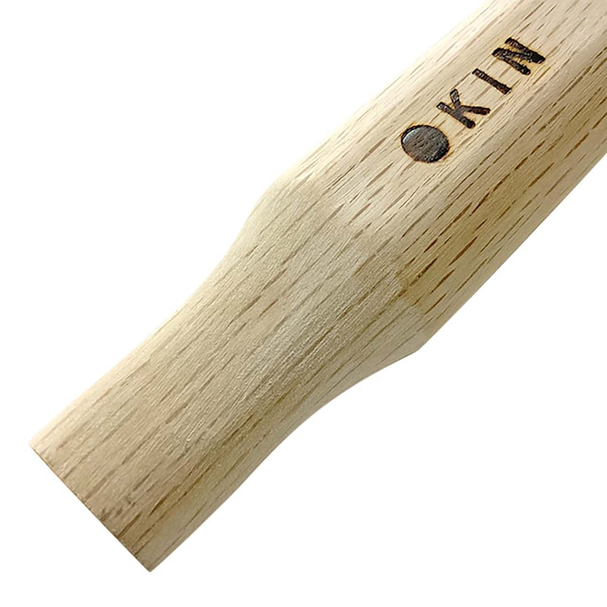 樫・石頭(アシバ)ハンマー柄 250mm 楕円 ショート