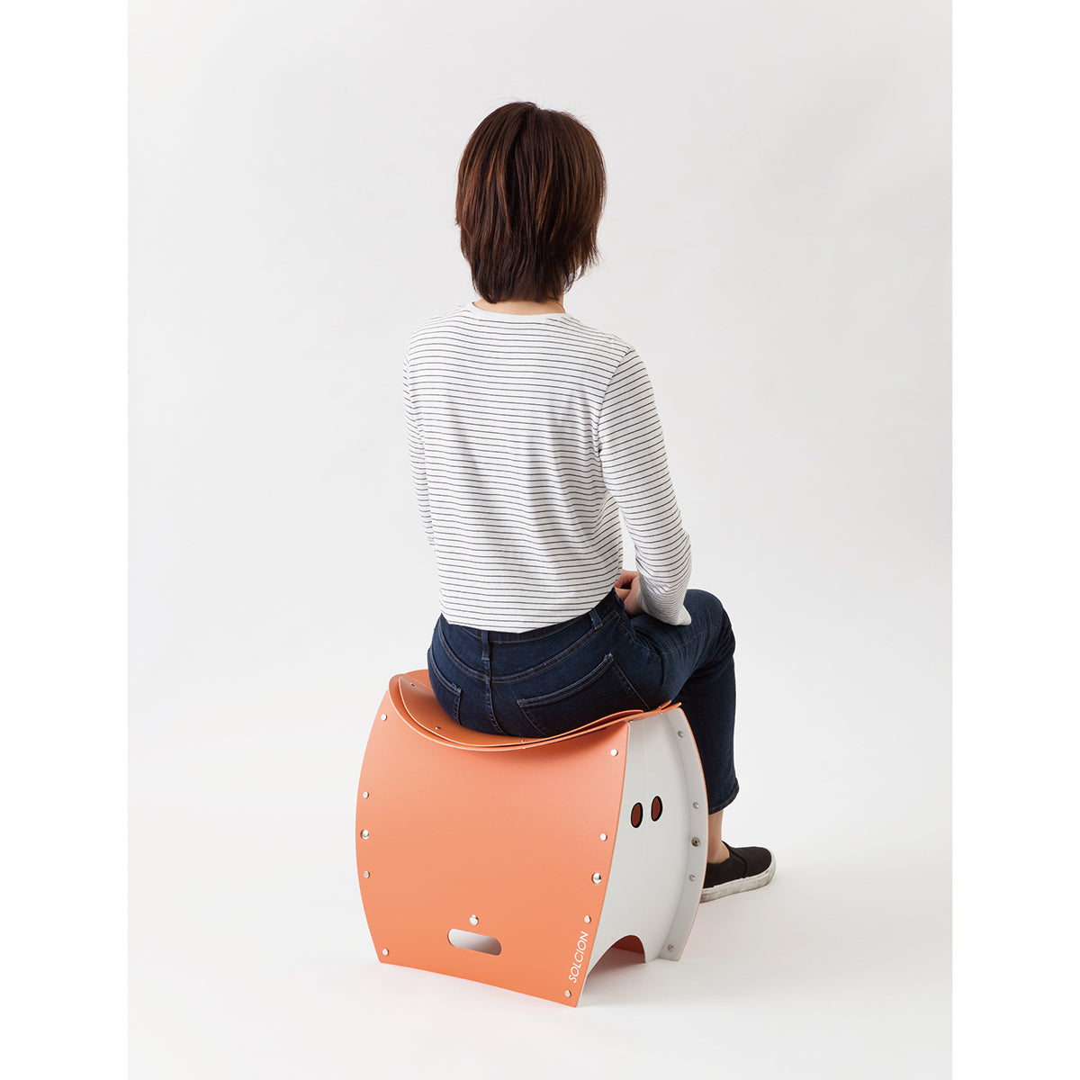 PATATTO350+ 折りたたみ椅子 テラコッタ