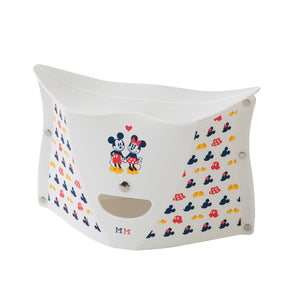 PATATTO180 折りたたみ椅子 Disneyミッキー&ミニー ホワイト