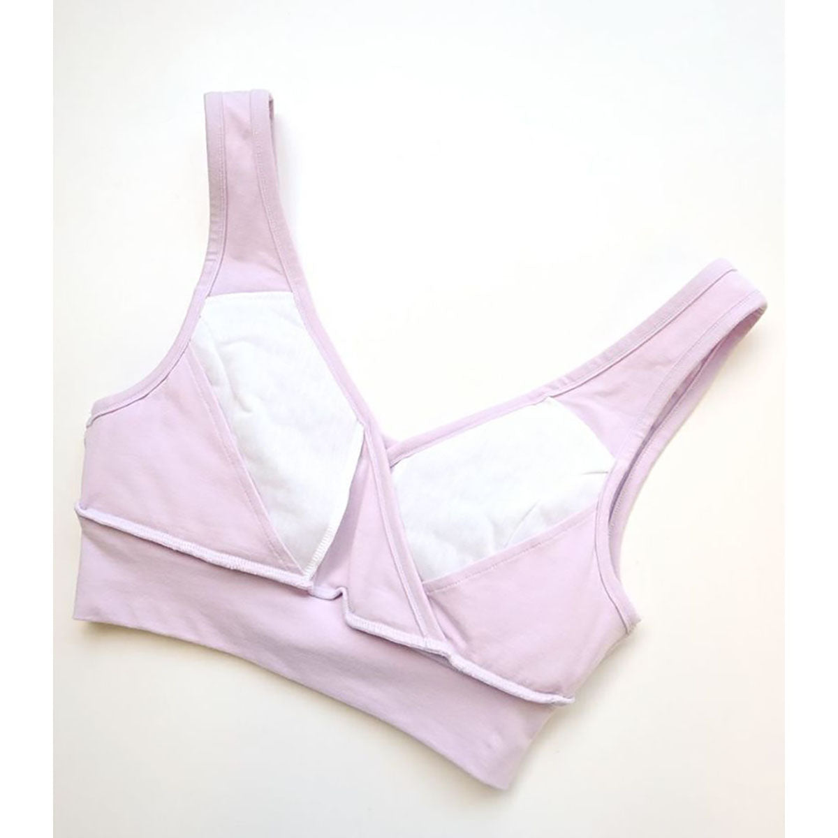 授乳用 モーハウスブラ ラベンダーピンク