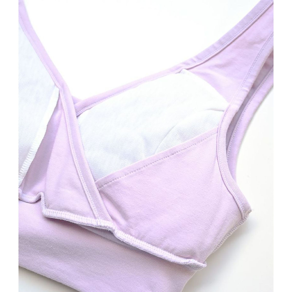 授乳用 モーハウスブラ ラベンダーピンク