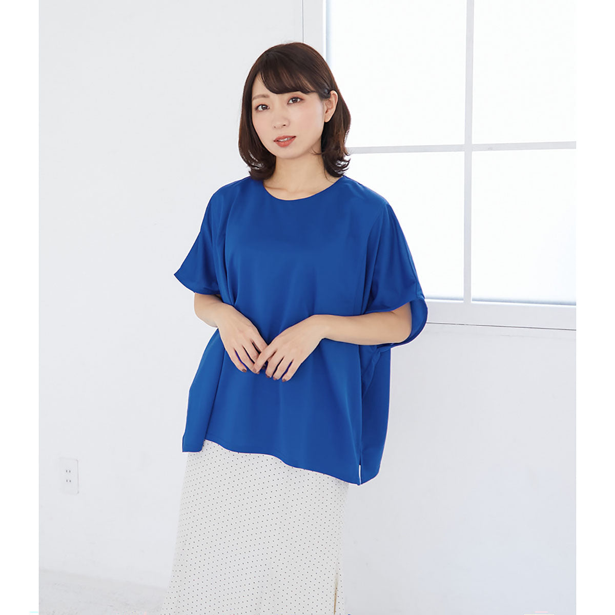 吸水速乾Tシャツ(防災Tシャツ)ブルー