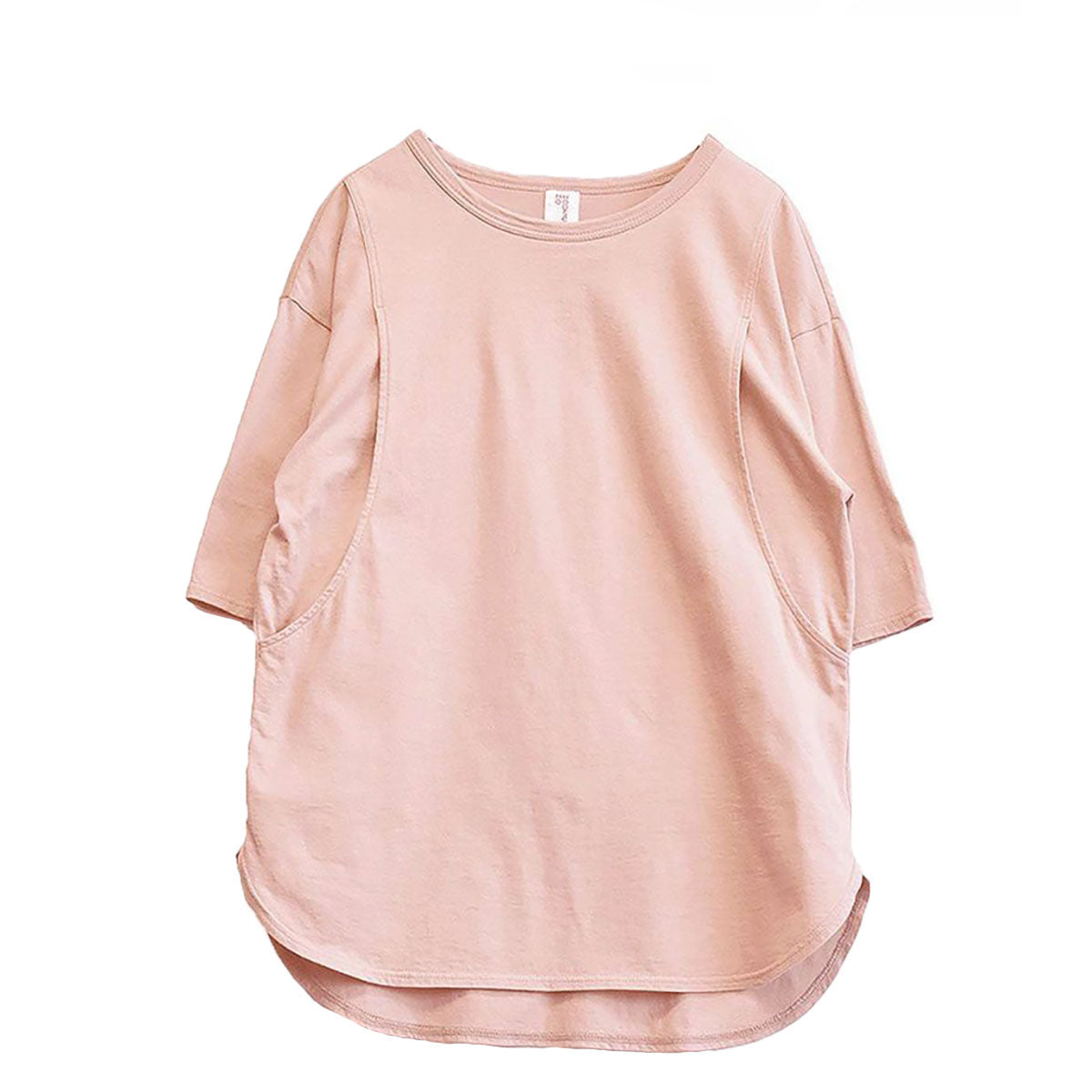 シンプルTシャツ ベビーピンク