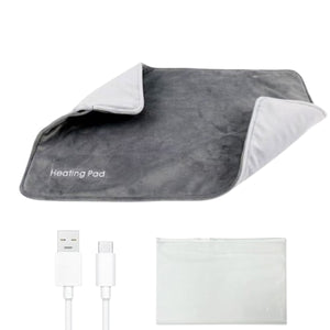 一人用USBホットマットグレーSYC5