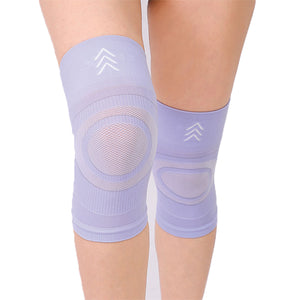 ひざの歩きともだちサポーター 歩行サポート 着圧 薄手 左右兼用 ラベンダーML