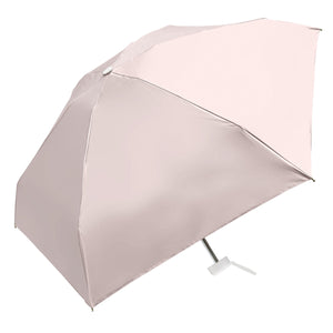UVコンパクト折 晴雨兼用折りたたみ傘 パウダーピンク