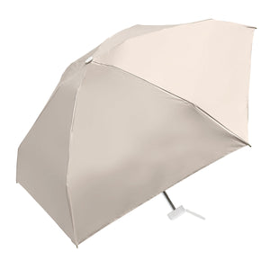 UVコンパクト折 晴雨兼用折りたたみ傘 ライトグレー