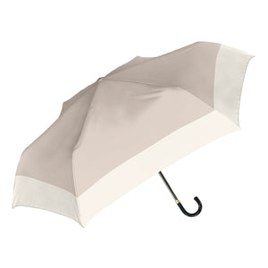 UVペールバイカラー折 晴雨兼用折りたたみ傘 ベージュ