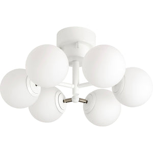 タイニーグラス シーリングライト6灯 White×Milk