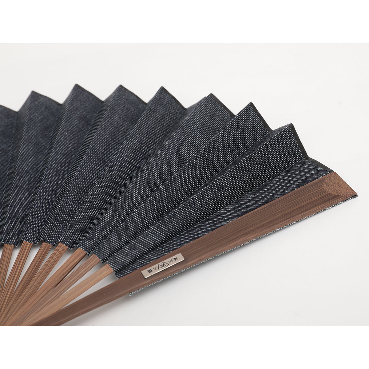 西川庄六 岡山産 デニム扇子