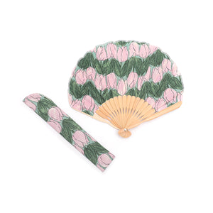 西川庄六 soleil扇子 チューリップ