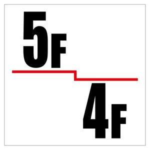 150角アルミ複合板ピクトサイン 4F5F