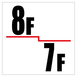 150角アルミ複合板ピクトサイン 7F8F