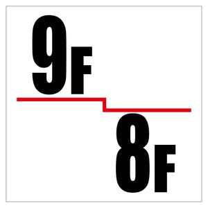 150角アルミ複合板ピクトサイン 8F9F