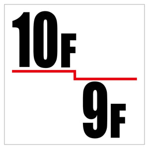 150角アルミ複合板ピクトサイン 9F10F