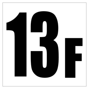 150角アルミ複合板ピクトサイン 13F