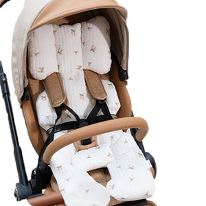 Colulu(コルル) ベビーカーシート オールシーズン クッション ミモザ