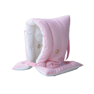 日本防炎協会認定 カネカロン防災クッション ピンク S/M/L