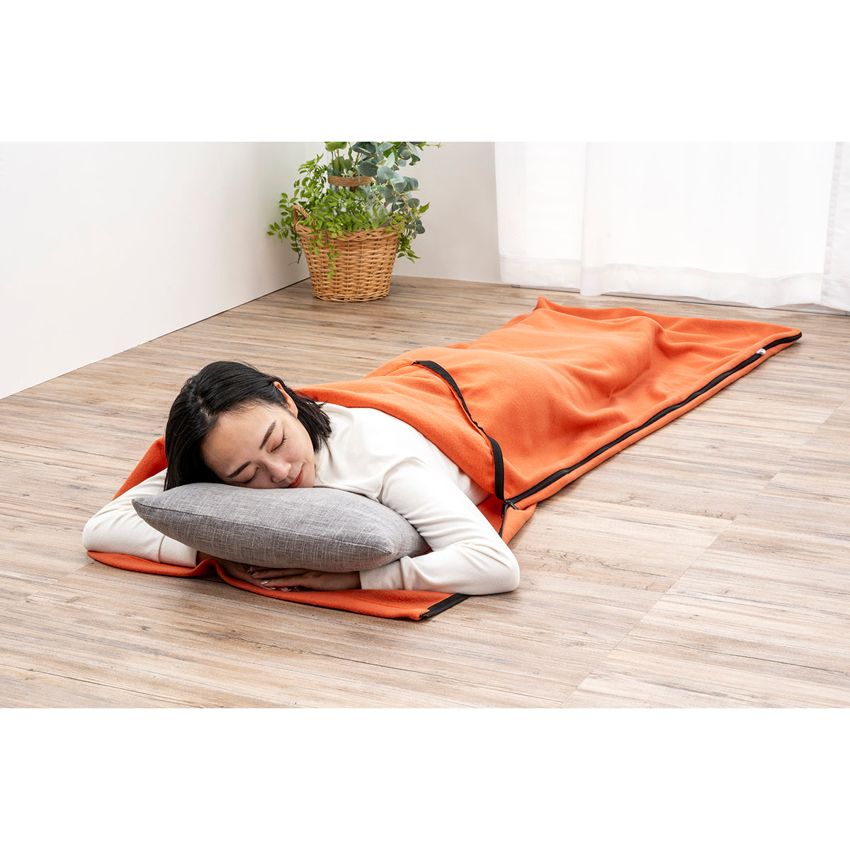 寝具メーカーの防災士が考えた MOTTETE PLUS 毛布 ブラウン