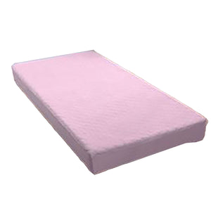 パッド一体型タオル素材ボックスシーツ ピンク シングル