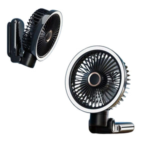 卓上扇風機7500mAh ブラック GF12 幅150×奥行75×高さ175