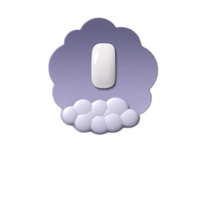 リストレスト付きマウスパッド 紫 MP-1 幅248×奥行15×高さ265