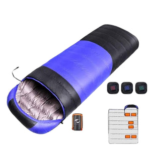 USB電熱寝袋(220x85㎝)2.5㎏ ブルー ESB2500 幅850×高さ2200