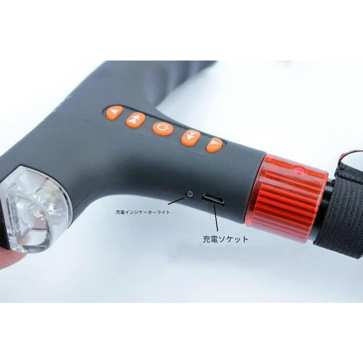 光るステッキ ブラック HA-ZNGZ001 幅152×奥行30×高さ615
