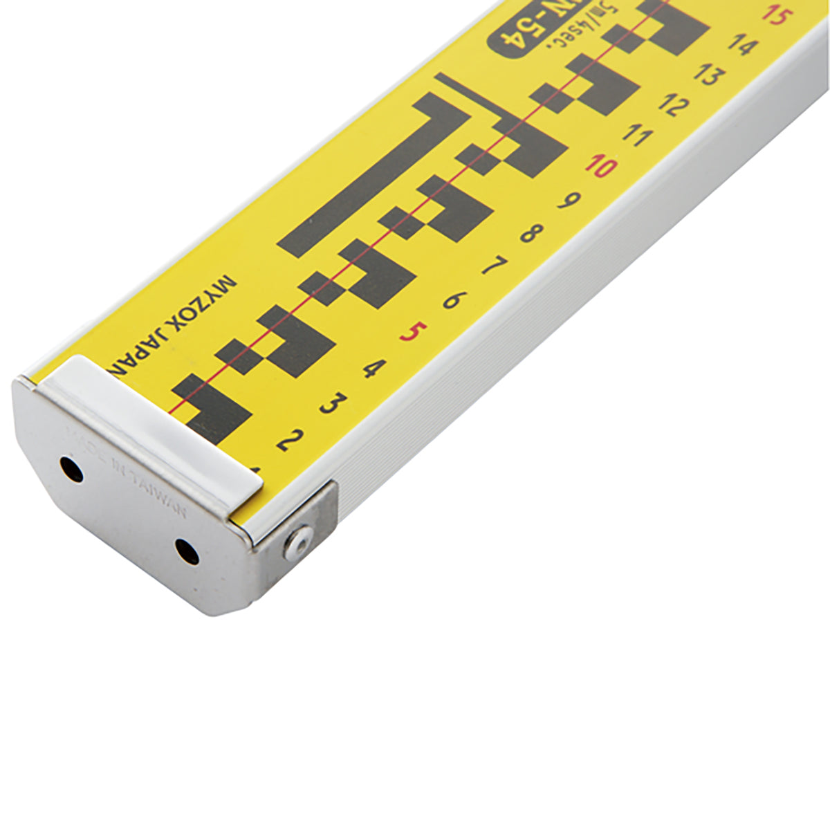 マイスタッフ 5M3段 標尺 逆目盛 箱尺